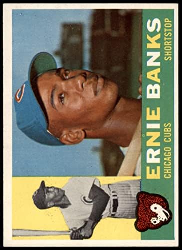 1960 Topps 10 Ernie Bankok Chicago Cubs (Baseball Kártya) EX Cubs