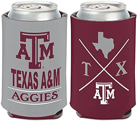 Fanatikusok Texas A&M Aggies Hipszter Lehet Hűvösebb, 1 Csomag 12 oz. (Összecsukható, 2 Oldalas Design)
