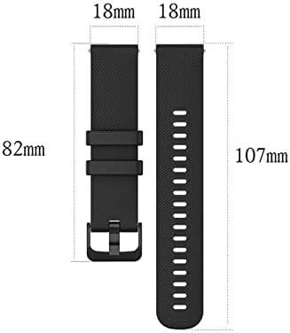 FEHAUK 20mm Karkötőt a Csukló Pánt TicWatch E A Garmin Venu A Forerunner 645 Szilikon Smartwatch Watchband