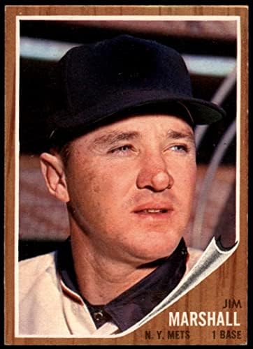 1962 Topps 337 Jim Marshall New York Mets (Baseball Kártya) EX+ Mets