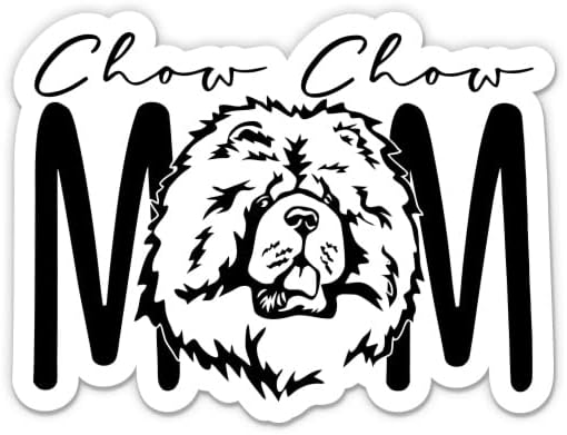 Chow Chow Anya Matrica - 5 Laptop Matrica - Vízhatlan Pvc Autó, Telefon, Víz, Üveg - Chow Chow Dog Matrica