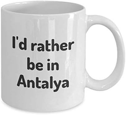 Inkább Antalya Tea Csésze Utazó Munkatársa, Barátja, Ajándék, Törökország Utazási Bögre Jelen