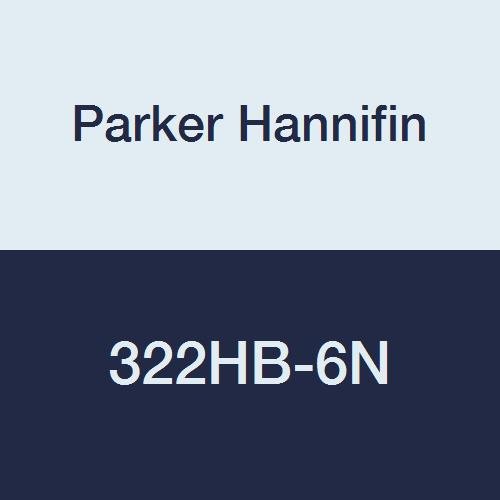 Parker Hannifin 322HB-6N Par-Barb Nylon Unió Csatlakozó Felszerelése, 3/8 Tömlő Barb x 3/8 Tömlő, Barb, Fehér