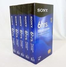 Sony T120VR 5-Pack 120 Perces VHS Kazetták
