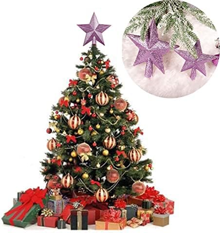 a Topper Fejezni az első Csillag 15cm Karácsonyi top Halvány Rózsaszín Csillogó Fa Csillag, Fa, Otthon Dekoráció, Autó Dekoráció,