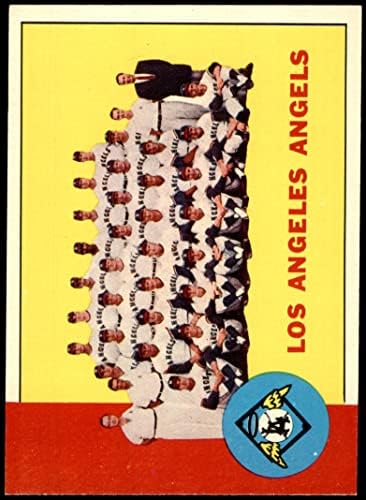 1963 Topps 39 Angyalok Csapat Los Angeles-i Angyalok (Baseball Kártya) (GE az Angyalok vissza lehet vagy nem lehet csatlakoztatva)