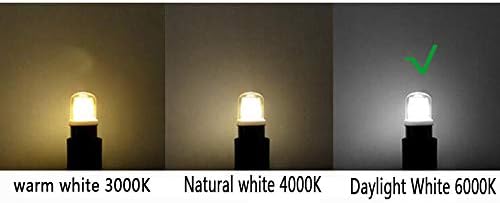 3W G4 LED Izzók (4 Doboz) Kerámia G4 Bi-Pin-Bázis 30W Halogén Izzóval Egyenértékű, 110V Szabályozható,6000K Napfény, Fehér,360°
