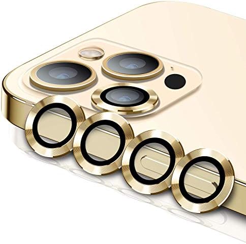 Yikda (3+1DB) Iphone 12 Pro (6.1 hüvelyk) Kamera Lencséjét Védő, Karcolás-Bizonyítja, Drop-Bizonyíték Prémium HD Edzett Üveg