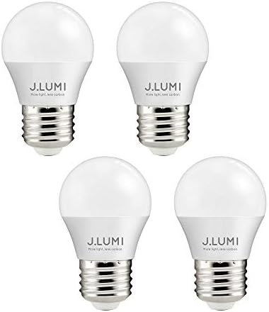 J. LUMI A15 LED Izzó, 5 Wattos Izzók, Kis Izzók 45mm Átmérőjű, E26 Közepes Bázis, 3000K Puha, Fehér, Tartomány Hood Izzó,